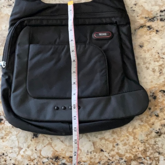 Tumi Black and Red Messenger Bag - Picture 12 of 13